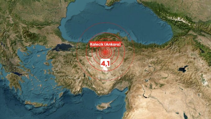 Ankara'da 4,1 Büyüklüğünde Deprem - YelkenHaber